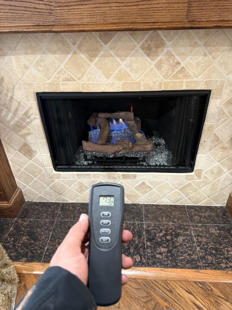 Efficient fireplace installation by a chimney and fireplace company in Irving, TX, designed to improve heating and energy efficiency.